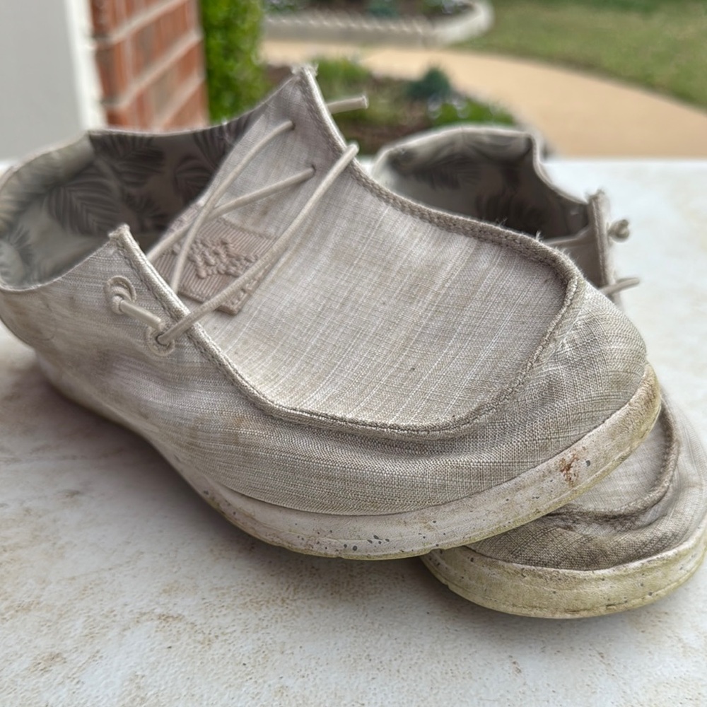 Casual Cream Slip-On Shoes